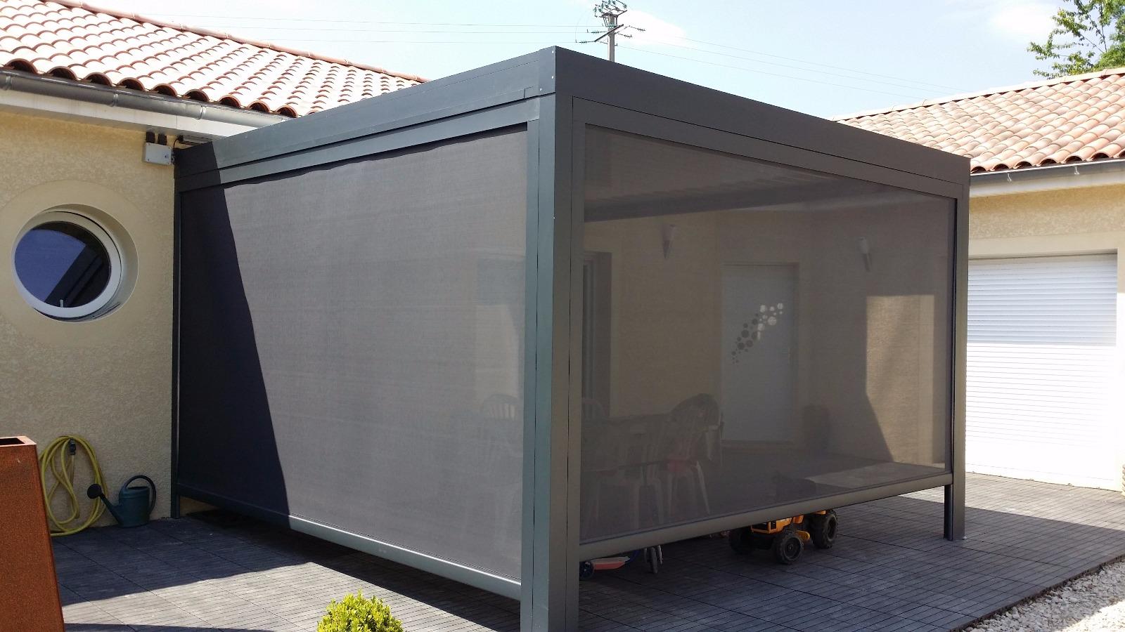 Pergola en alu moderne