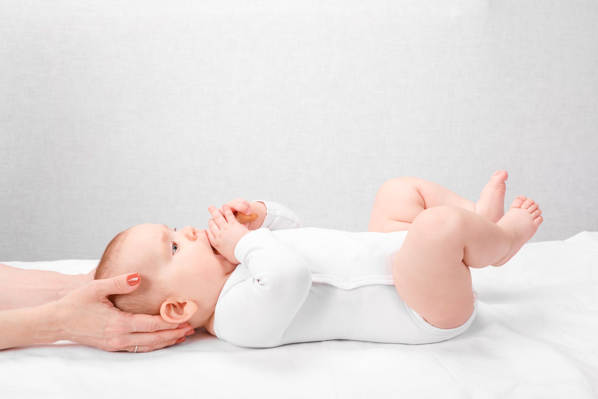 Nourrisson chez un ostéopathe