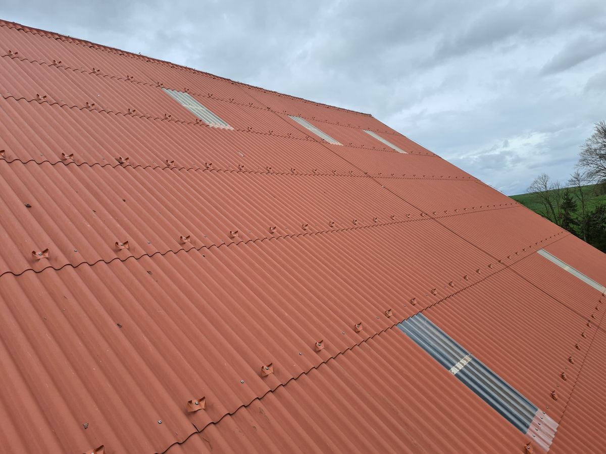 Dach mit Welleternit von Galliker Bedachungen GmbH