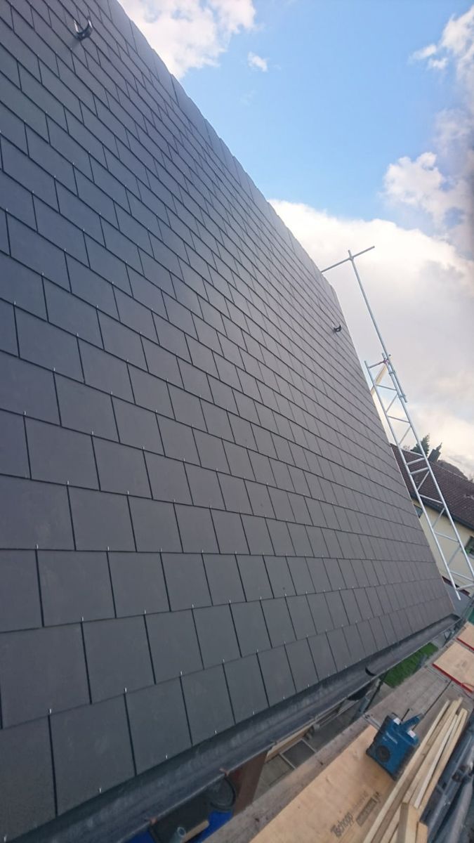 Eternitfassade von Galliker Bedachungen GmbH