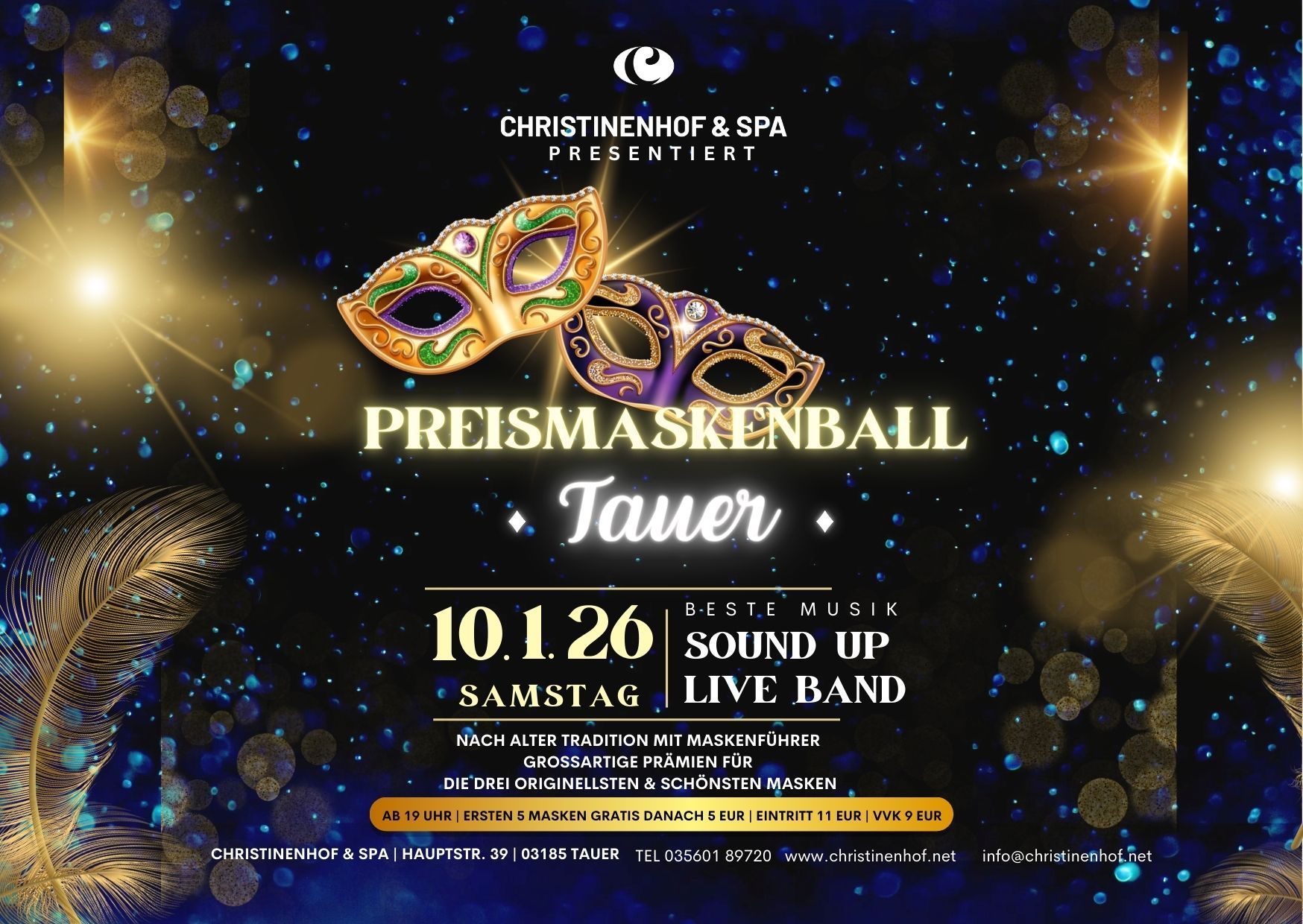 Maskenball am 10.1.2026