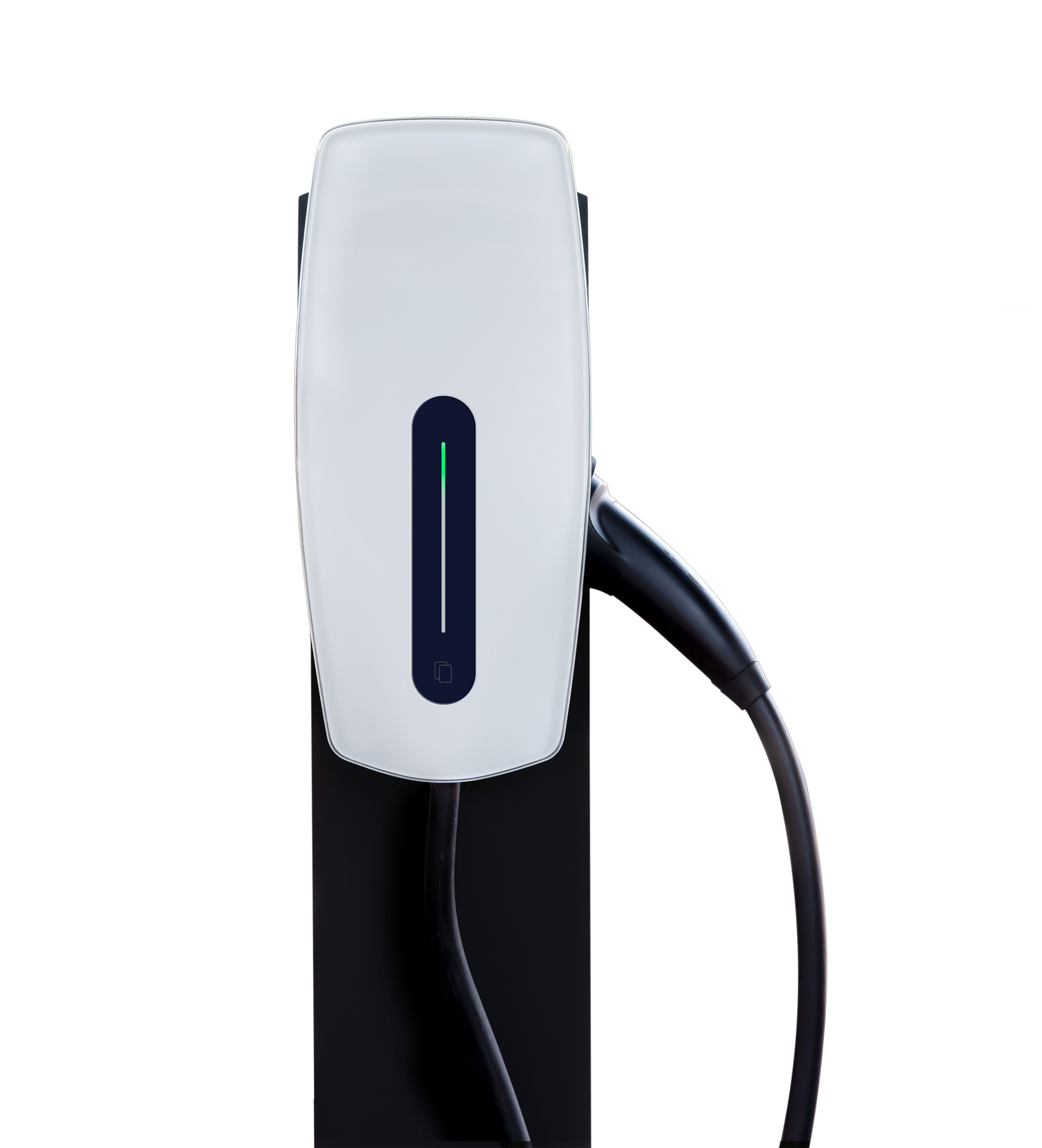 Borne de recharge électrique.