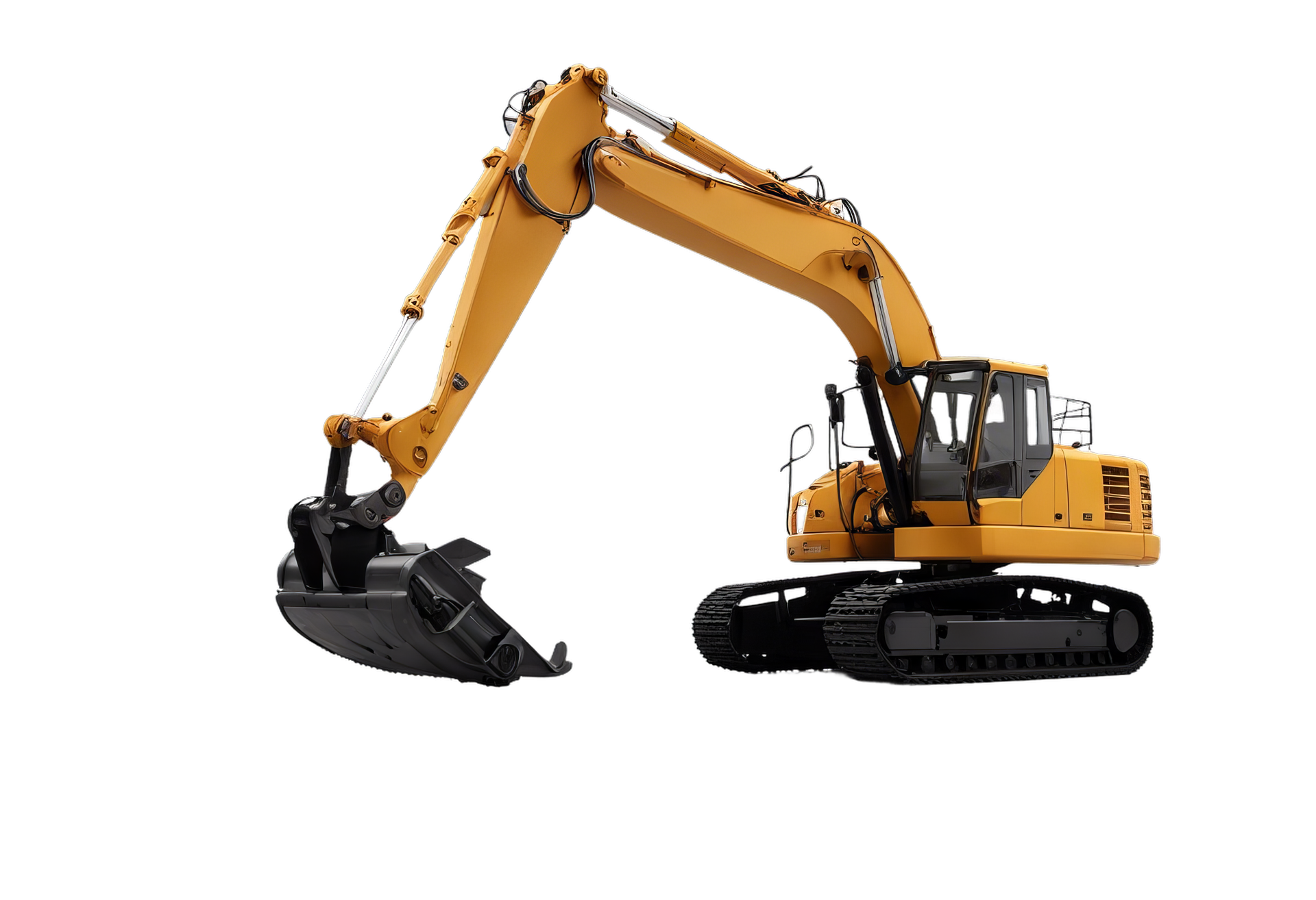 Un engin de couleur jaune pour la construction de bâtiments