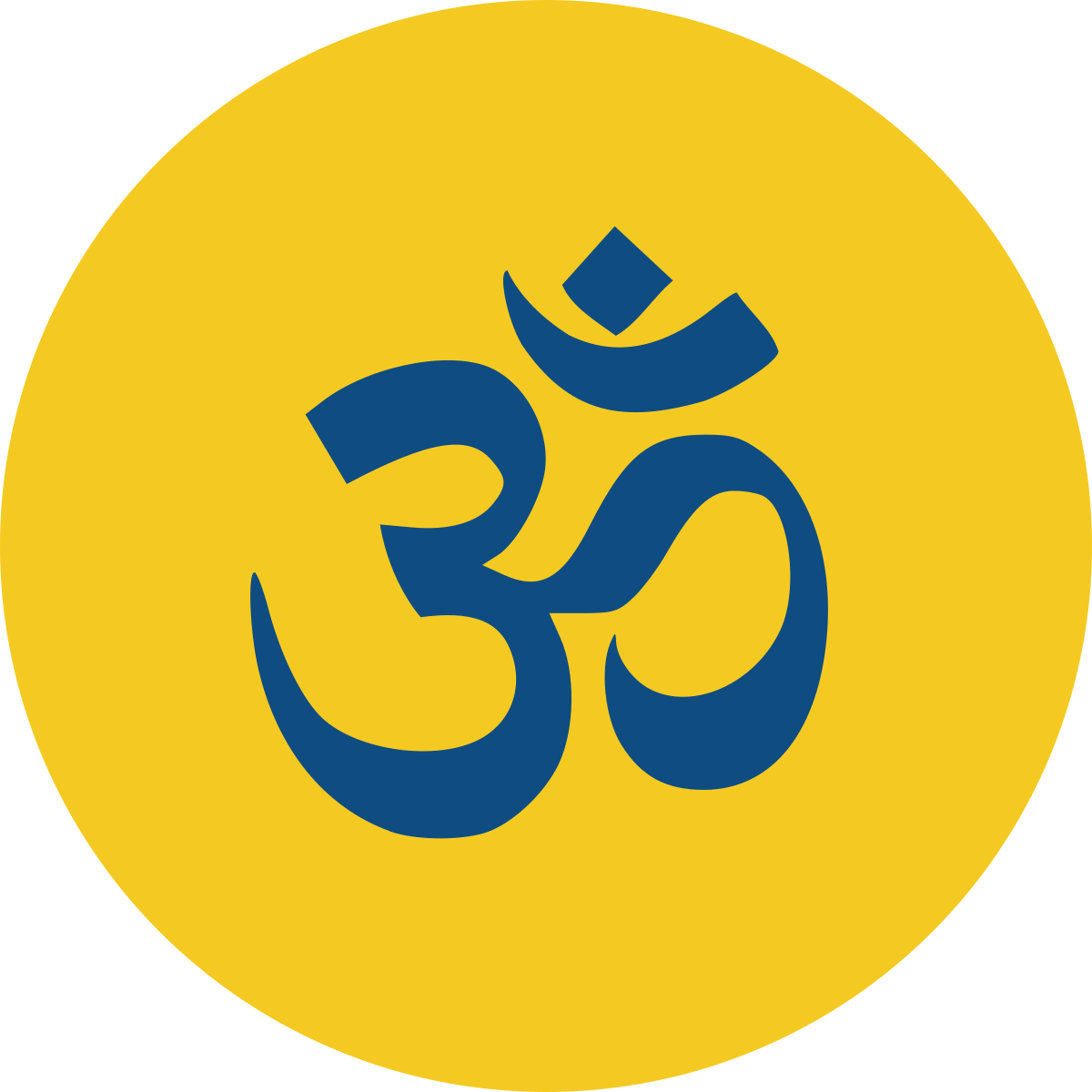 Picto symbole du son « om », page Hatha Yoga