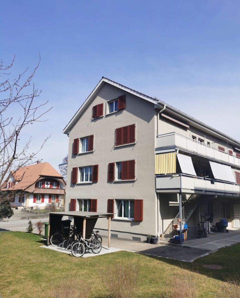 Strangsanierung und fassade in schönbühl