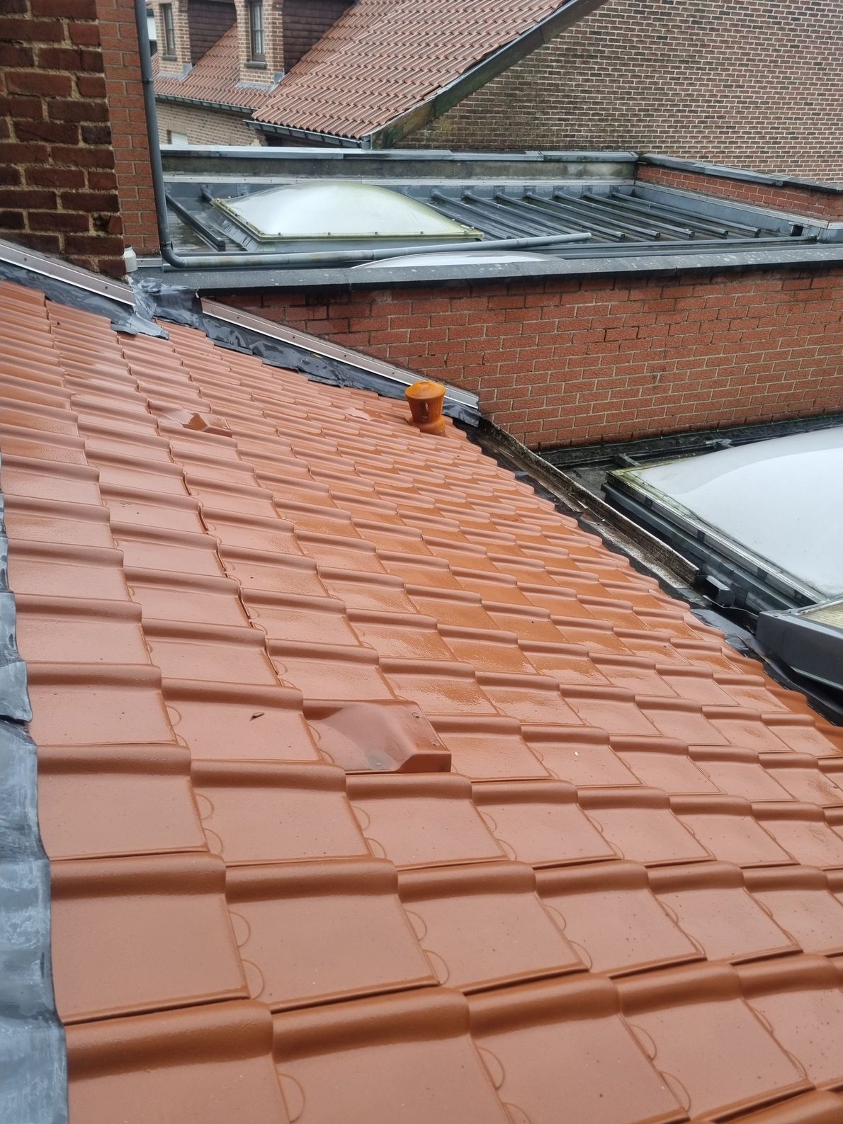 Installation de tuiles