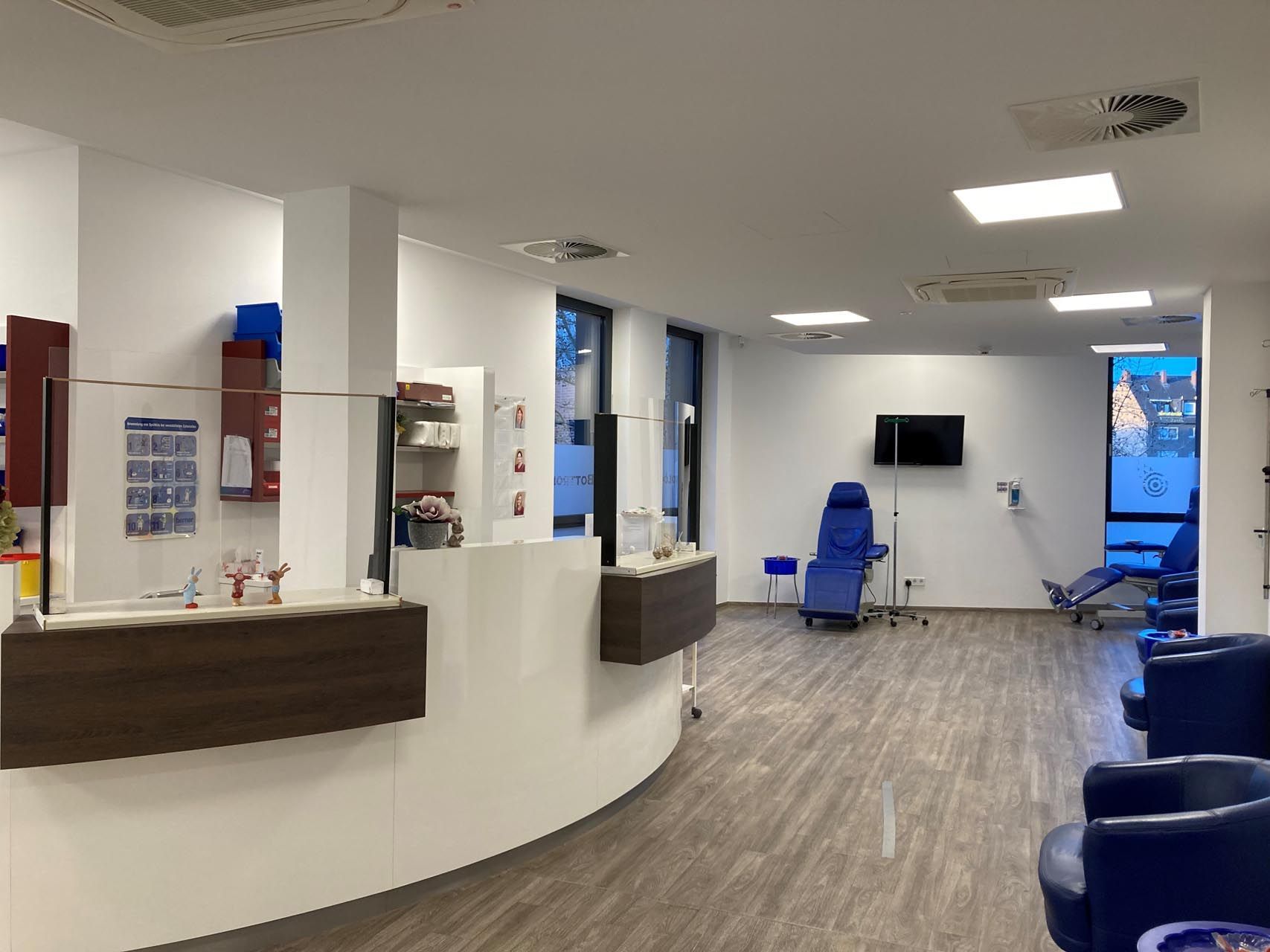 Onkologie Praxis Empfang in Bottrop