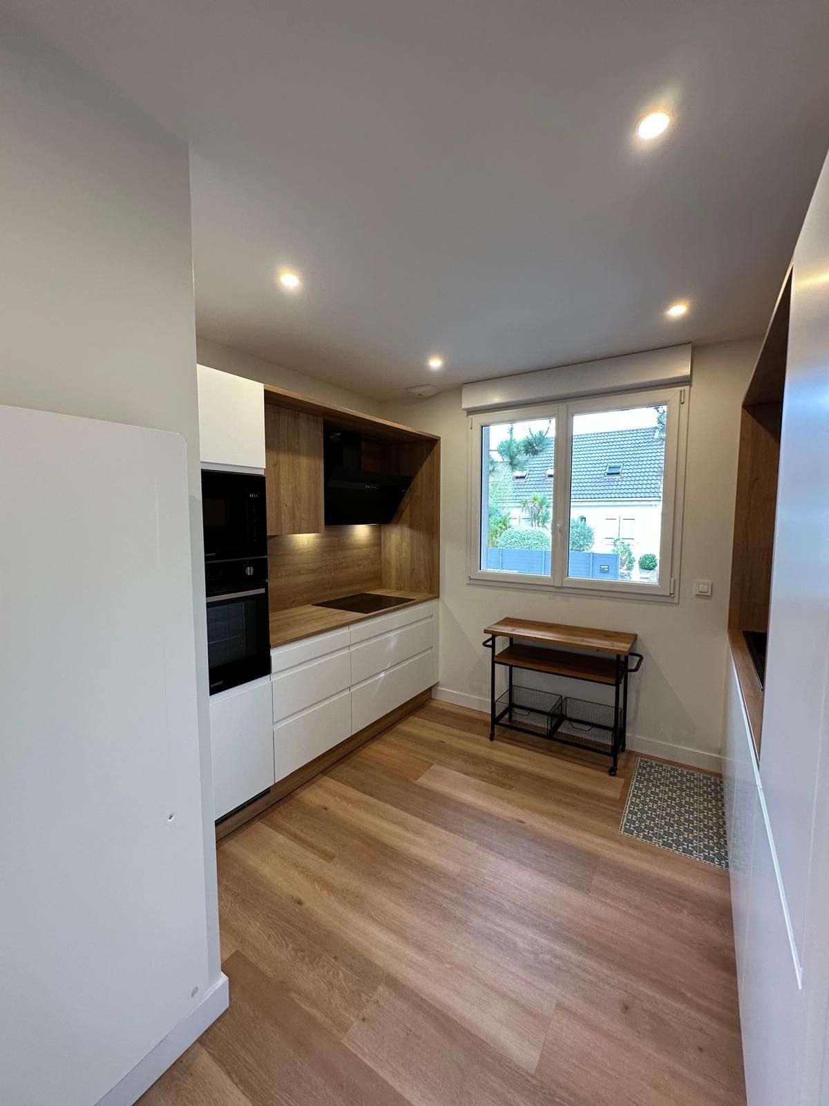 Cuisine en aménagement parallèle