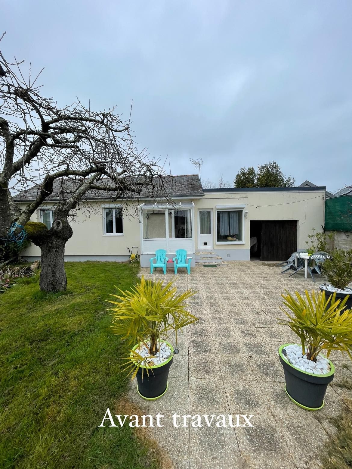 Chantier avant travaux d'extension