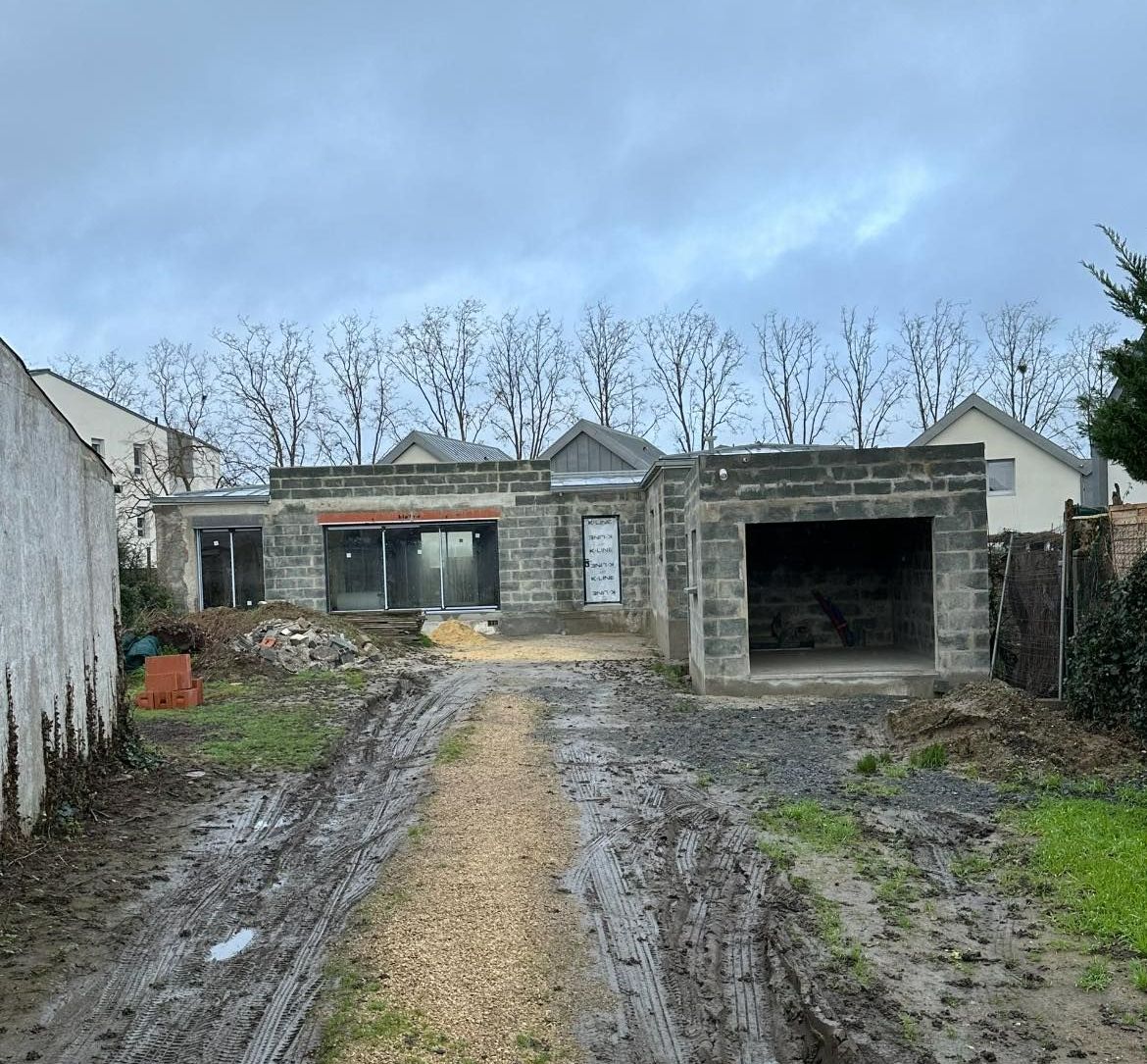 Maison en cours de travaux de rénovation