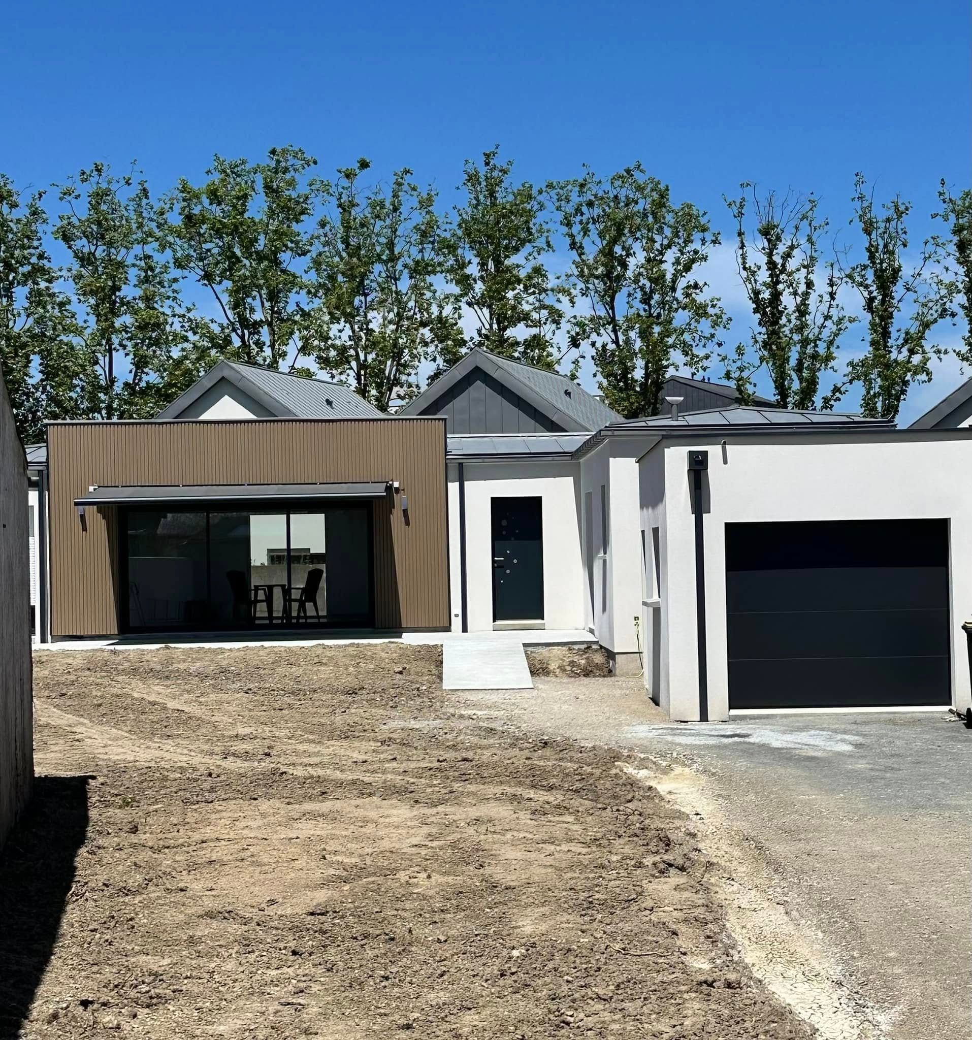 Chantier après travaux d'extension de maison