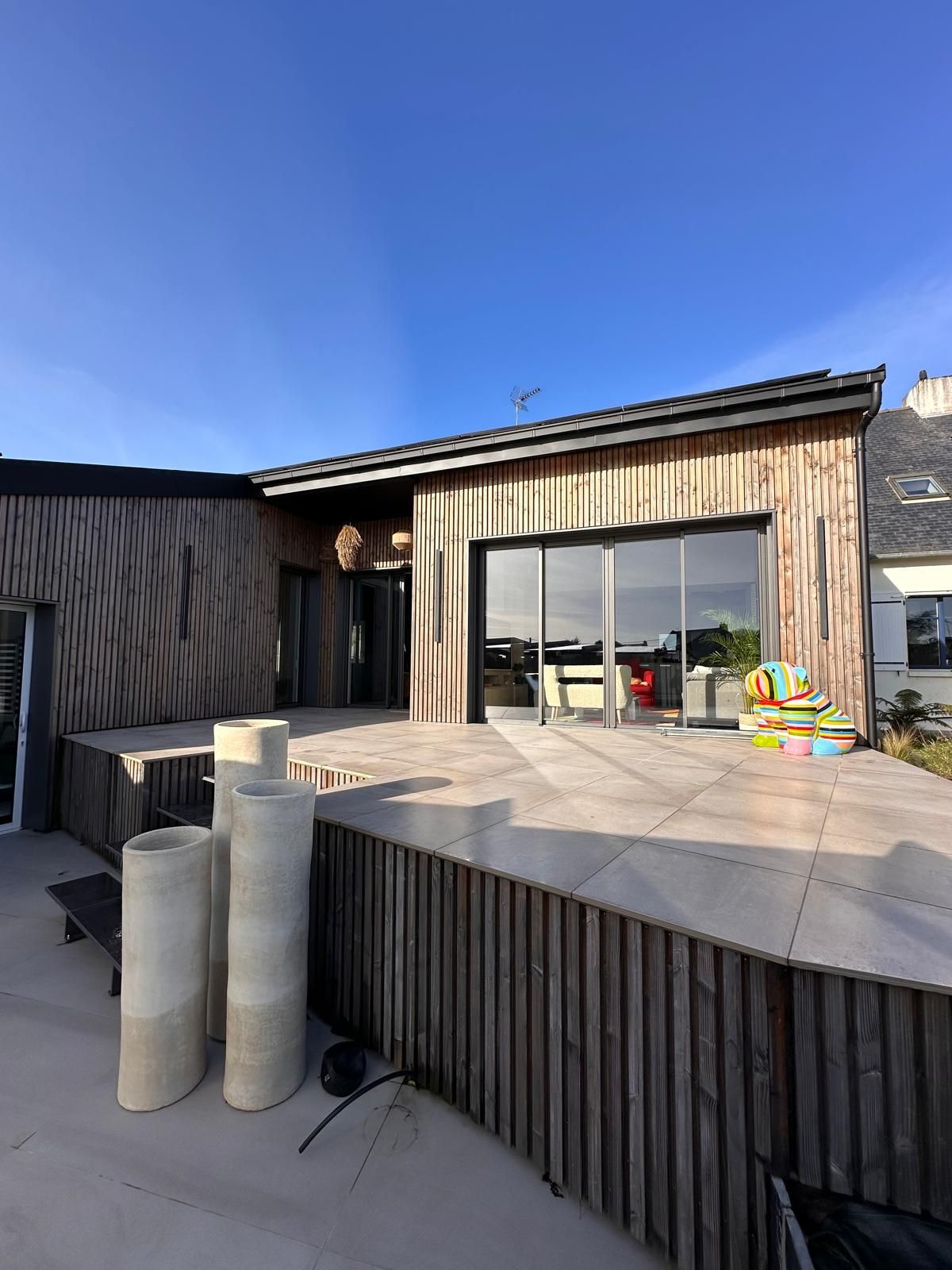 Maison après les travaux d'extension