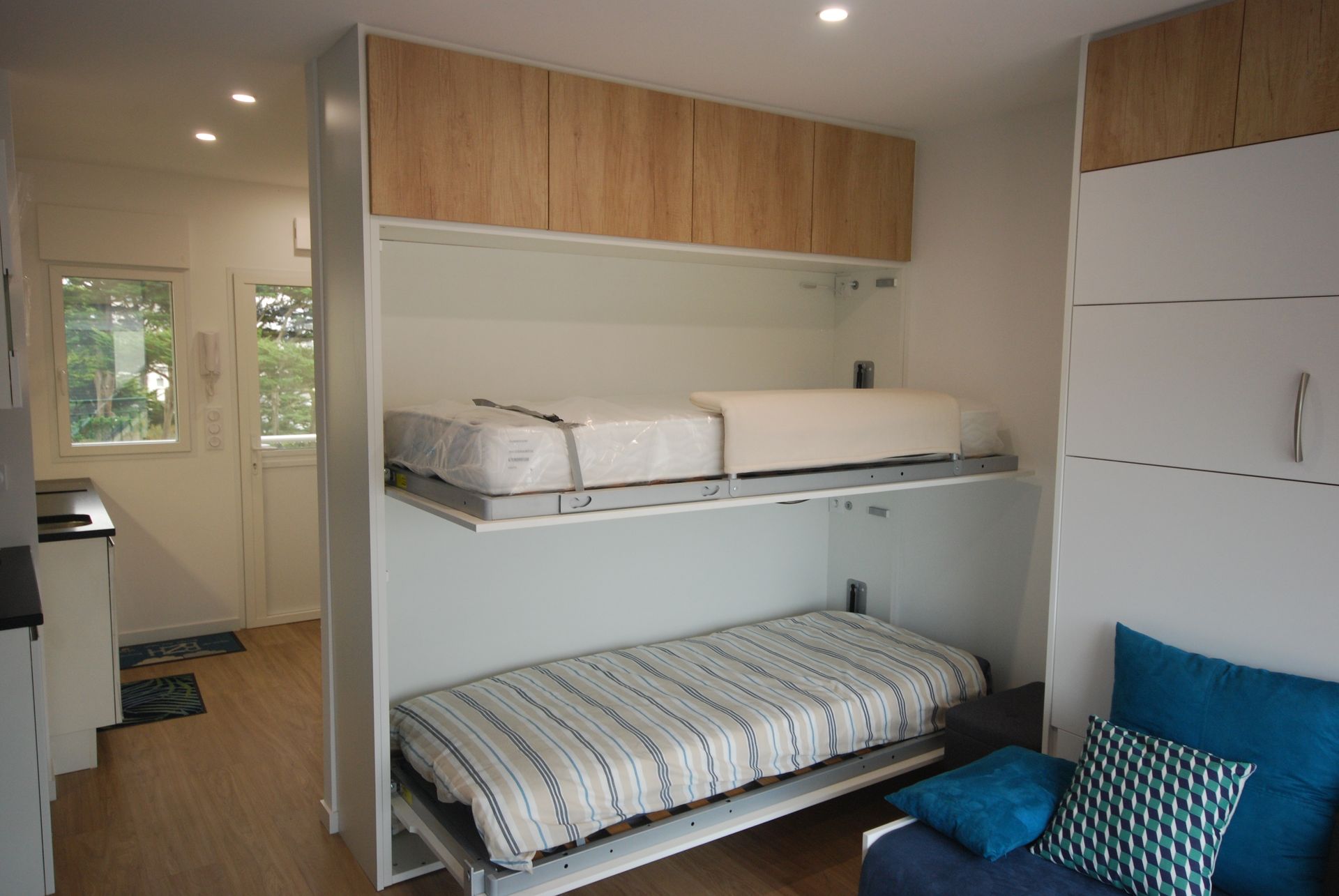 Chambre avec lit superposé