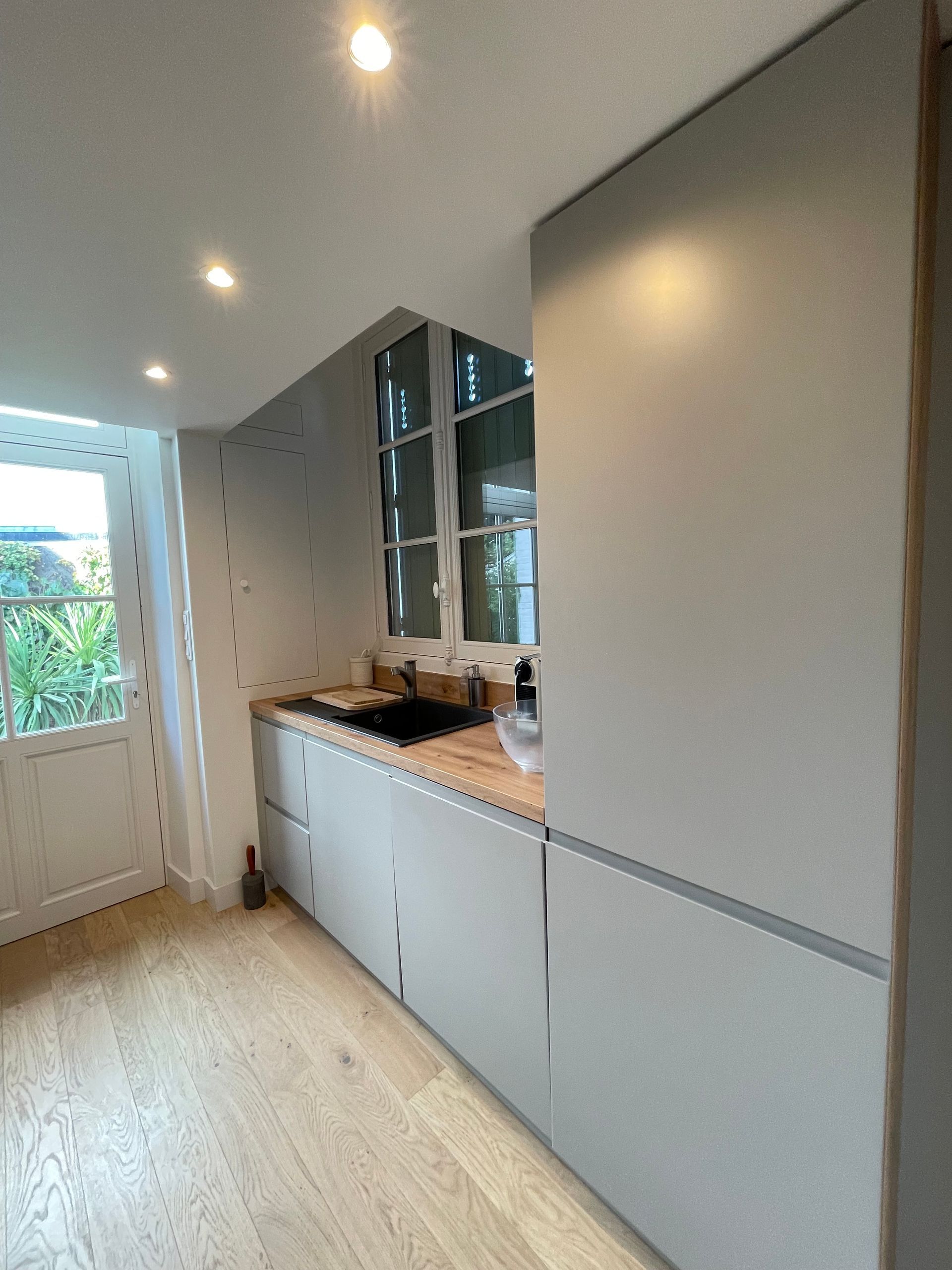 Cuisine fonctionnelle blanche