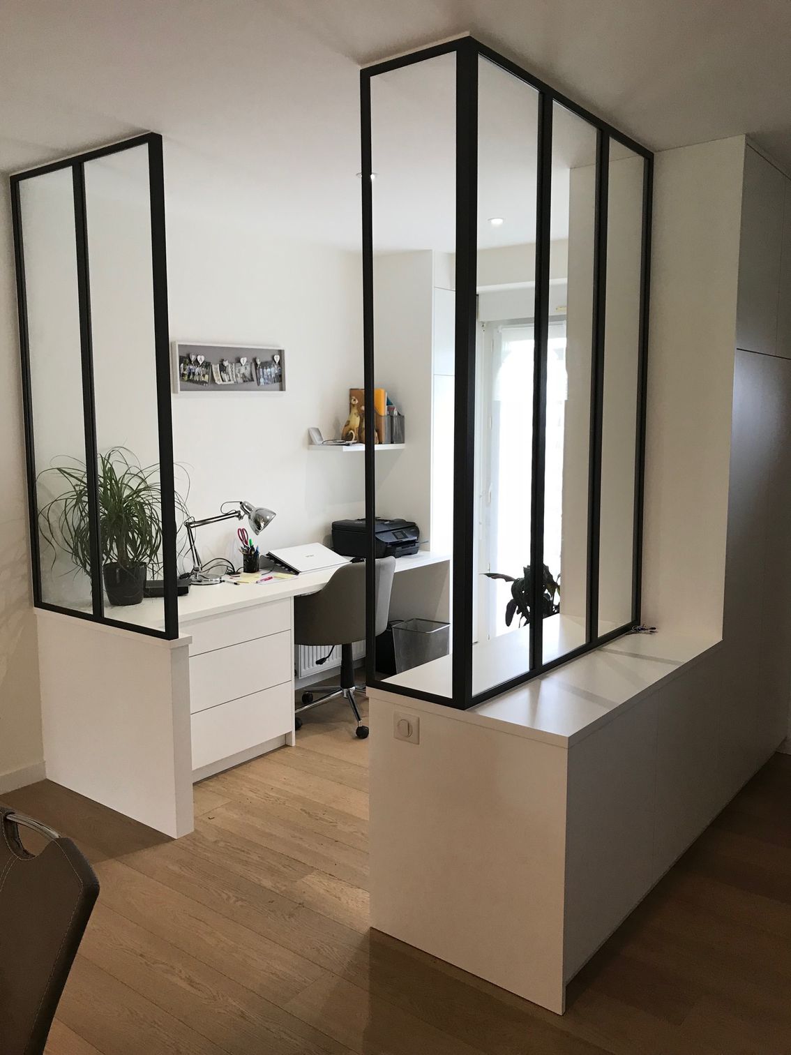Espace bureau avec verrière