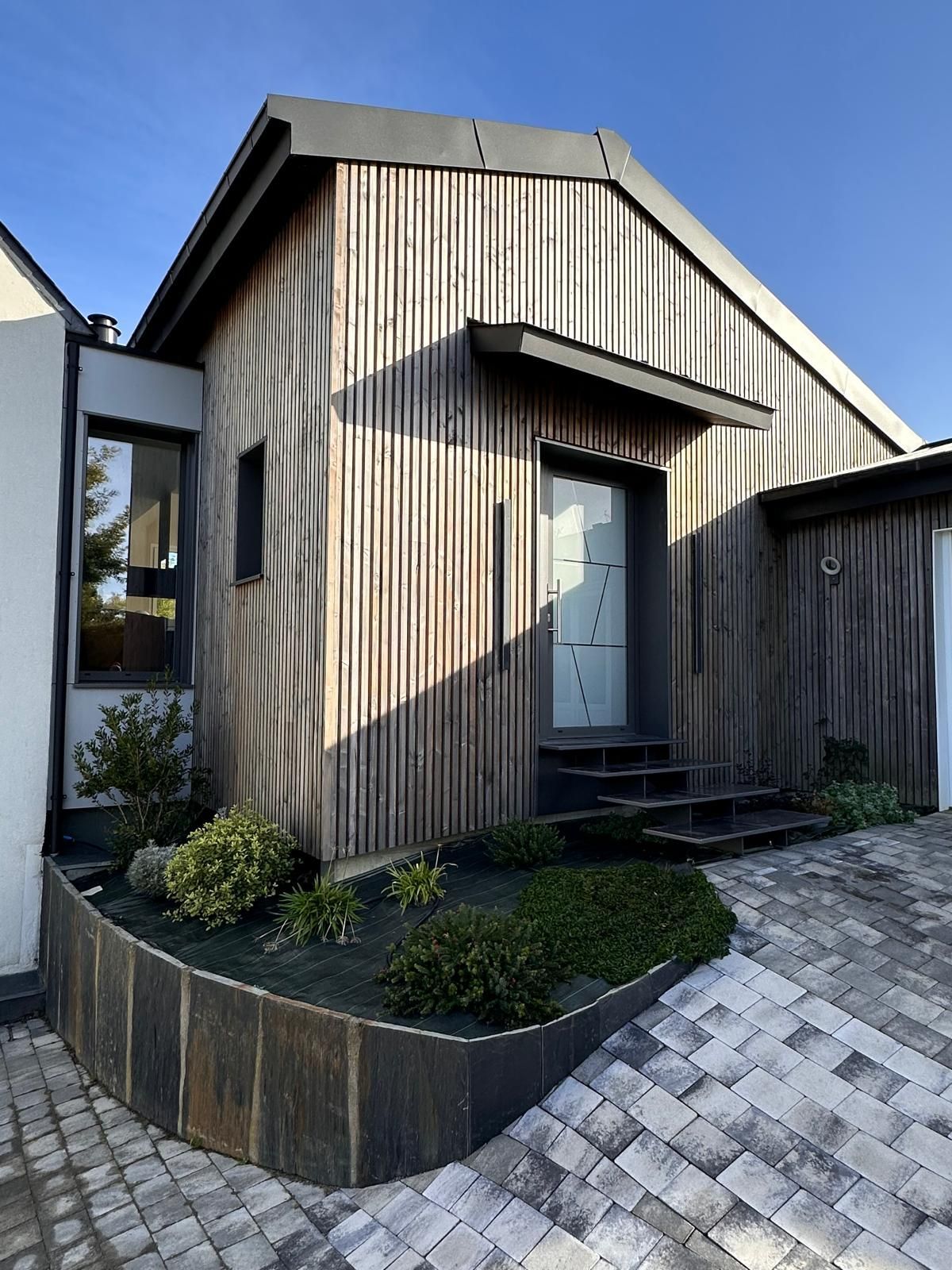 Extension de maison avec terrasse