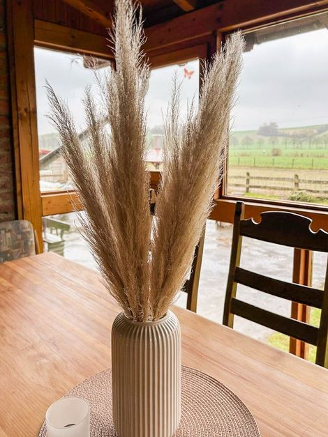 Tischschmuck im Wintergarten im Hof Gottesbueren