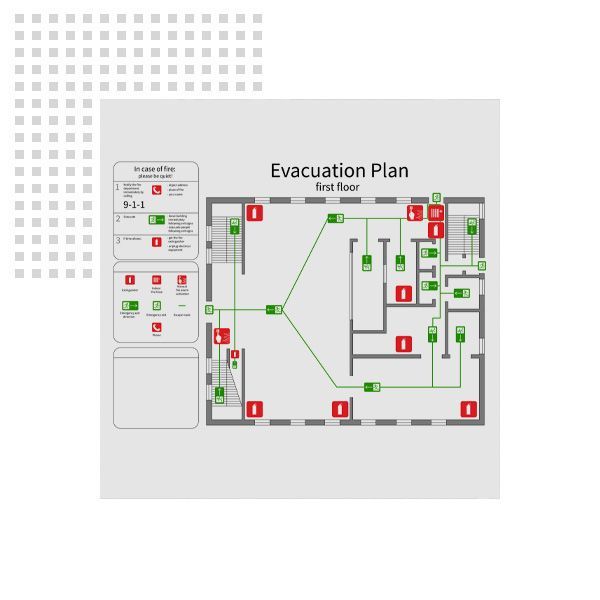 Fluchtwegplan - Brandschutz Rostek