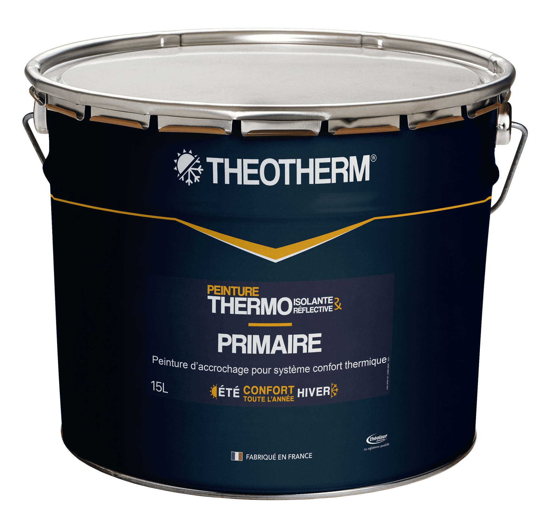 Pose d'une peinture thermo-réfléchissante sur un toit en tôle