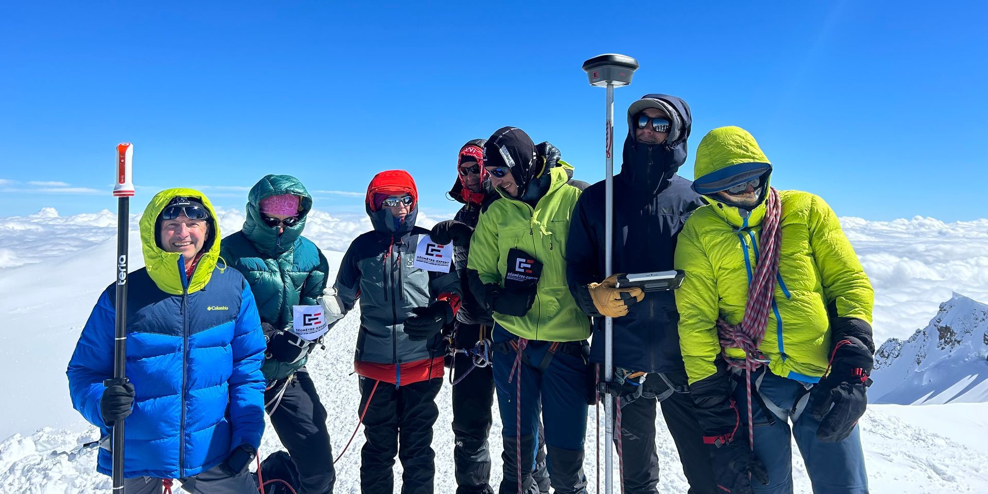 L'équipe du Cabinet géomètres-experts au Mont-Blanc