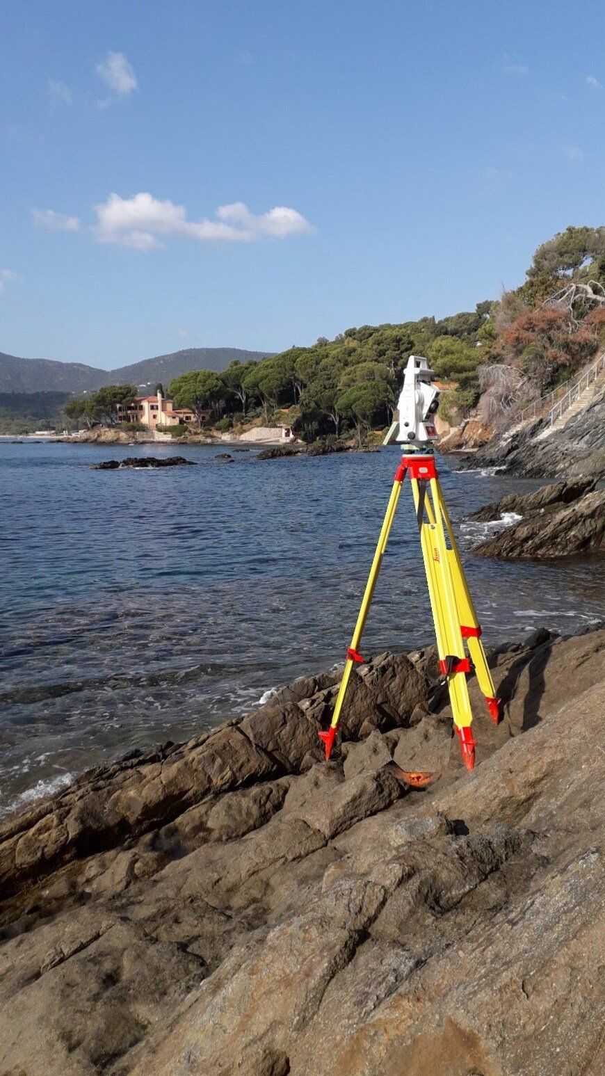 Un équipement de topographie