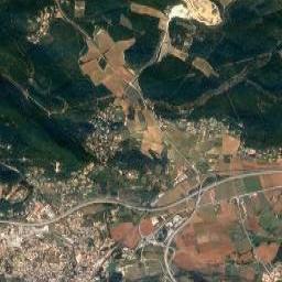 Vue aérienne d'un paysage terrestre