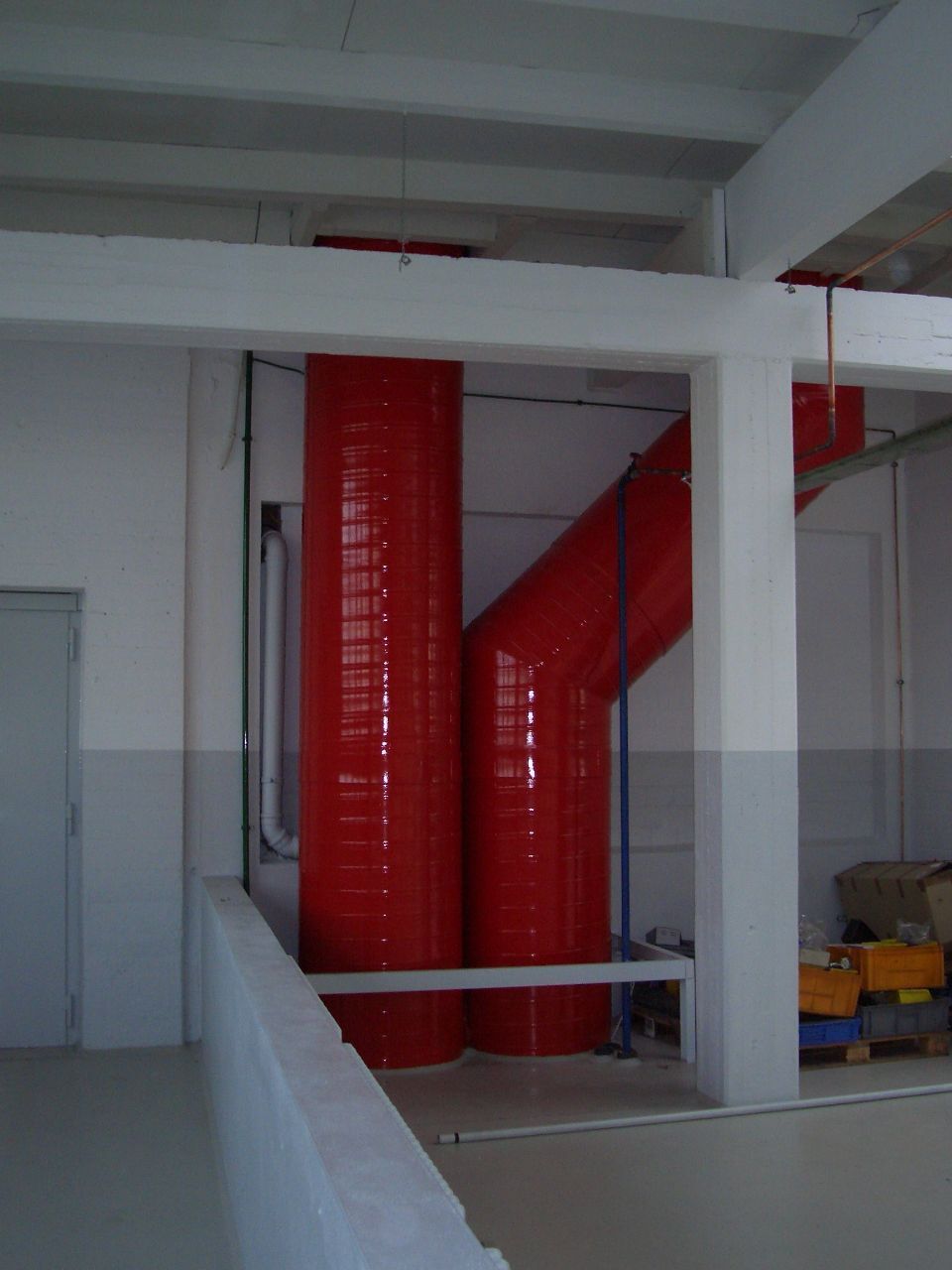 Rote Wand, gestrichen von Krüger + Rautenberg e.K.