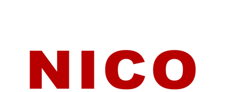 La palabra nico está escrita en rojo sobre un fondo blanco.