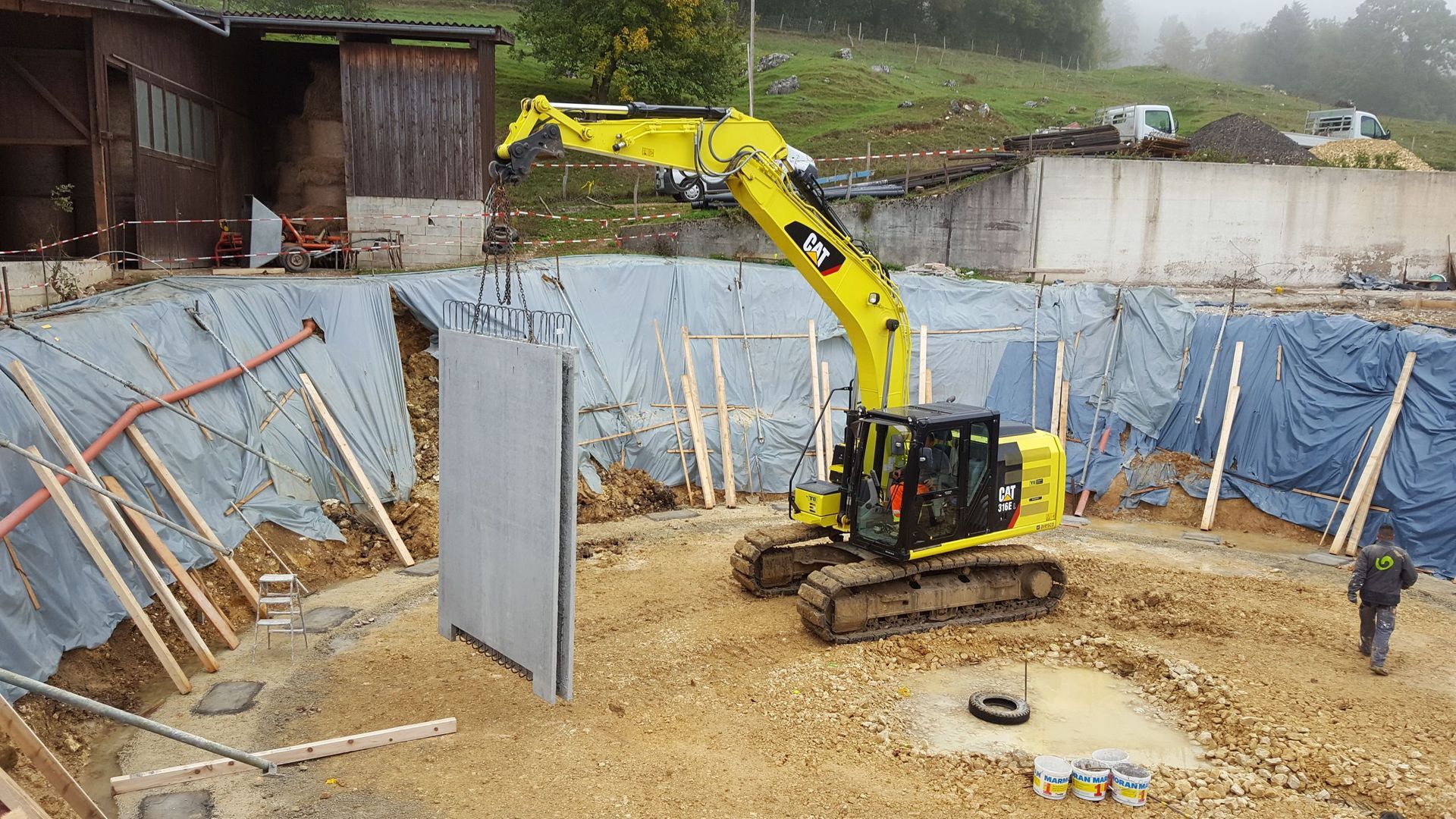 fausse Alisier construction 750m3 - Impact SA