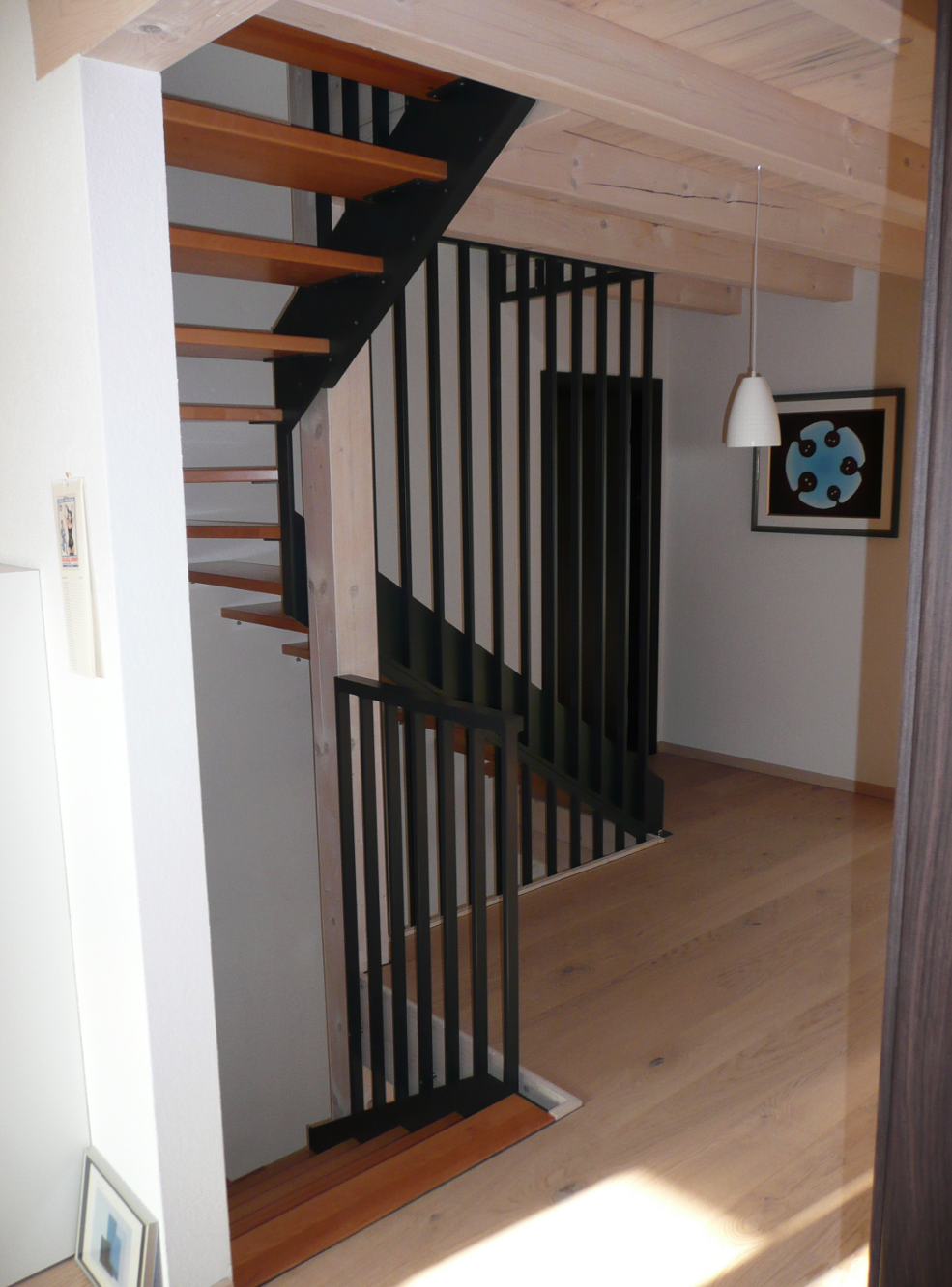 Escaliers - Remise en valeur d'une villa à Courtételle - Impact SAvilla à Courtételle - Impact SA