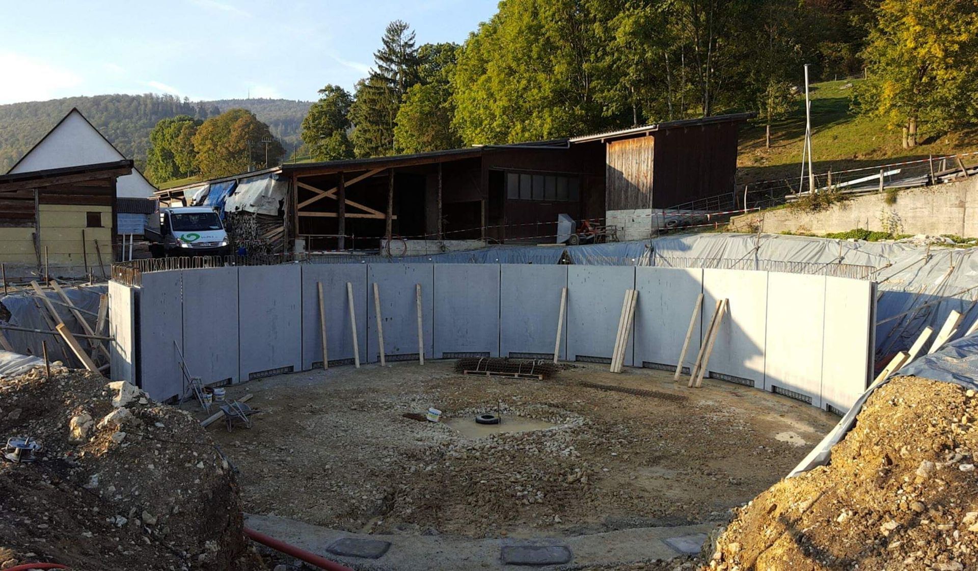 fausse Alisier construction 750m3 - Impact SA