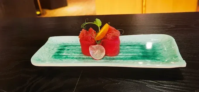Tartare de poisson roulé