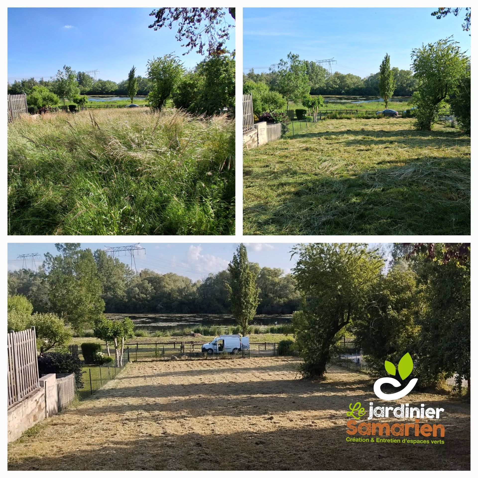 Défrichage d'espace vert