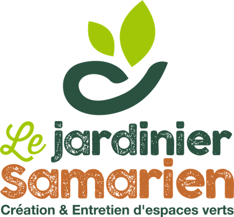 Logo avec baseline Le jardinier Samarien