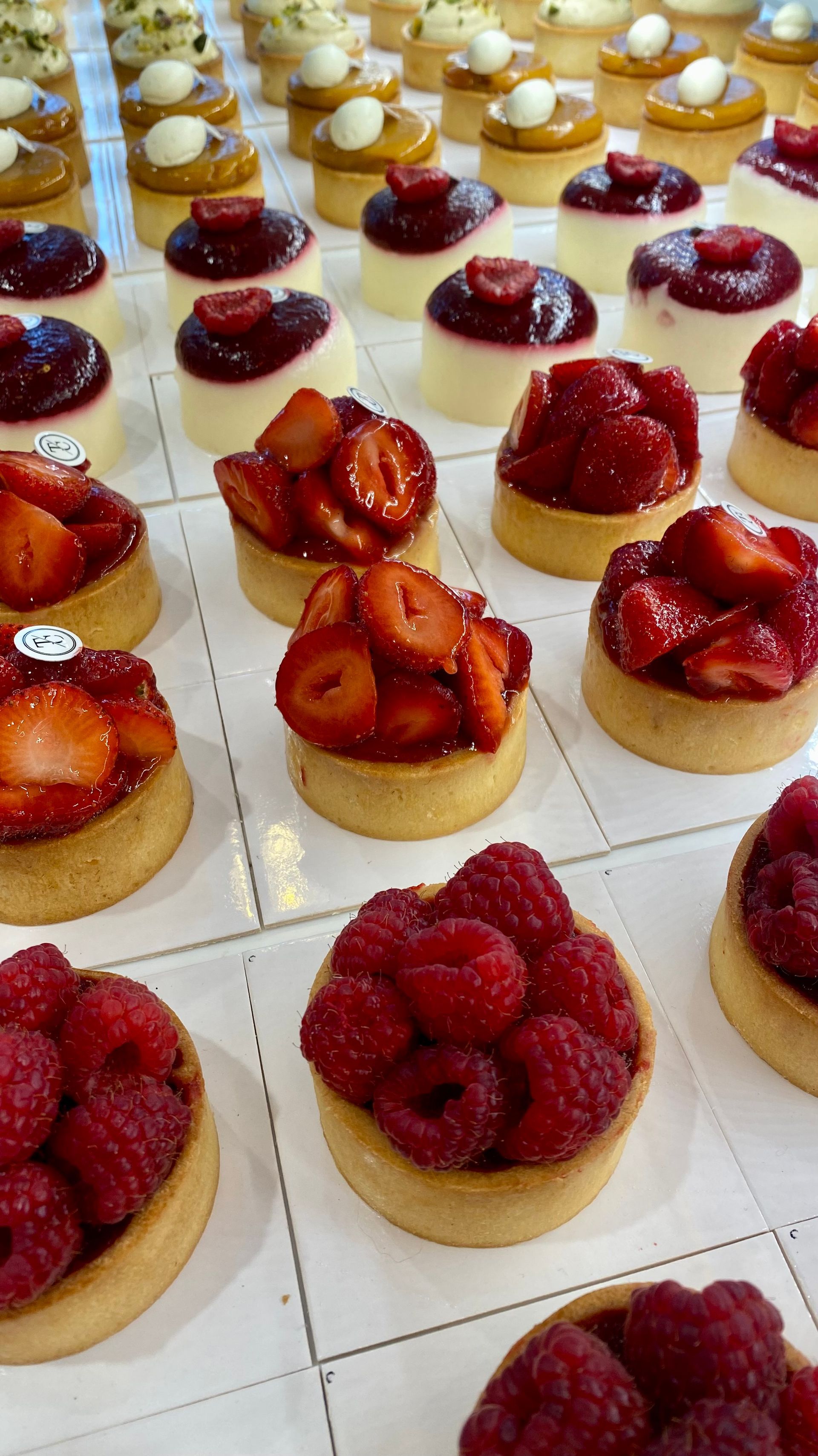 Des tartelettes à la fraise