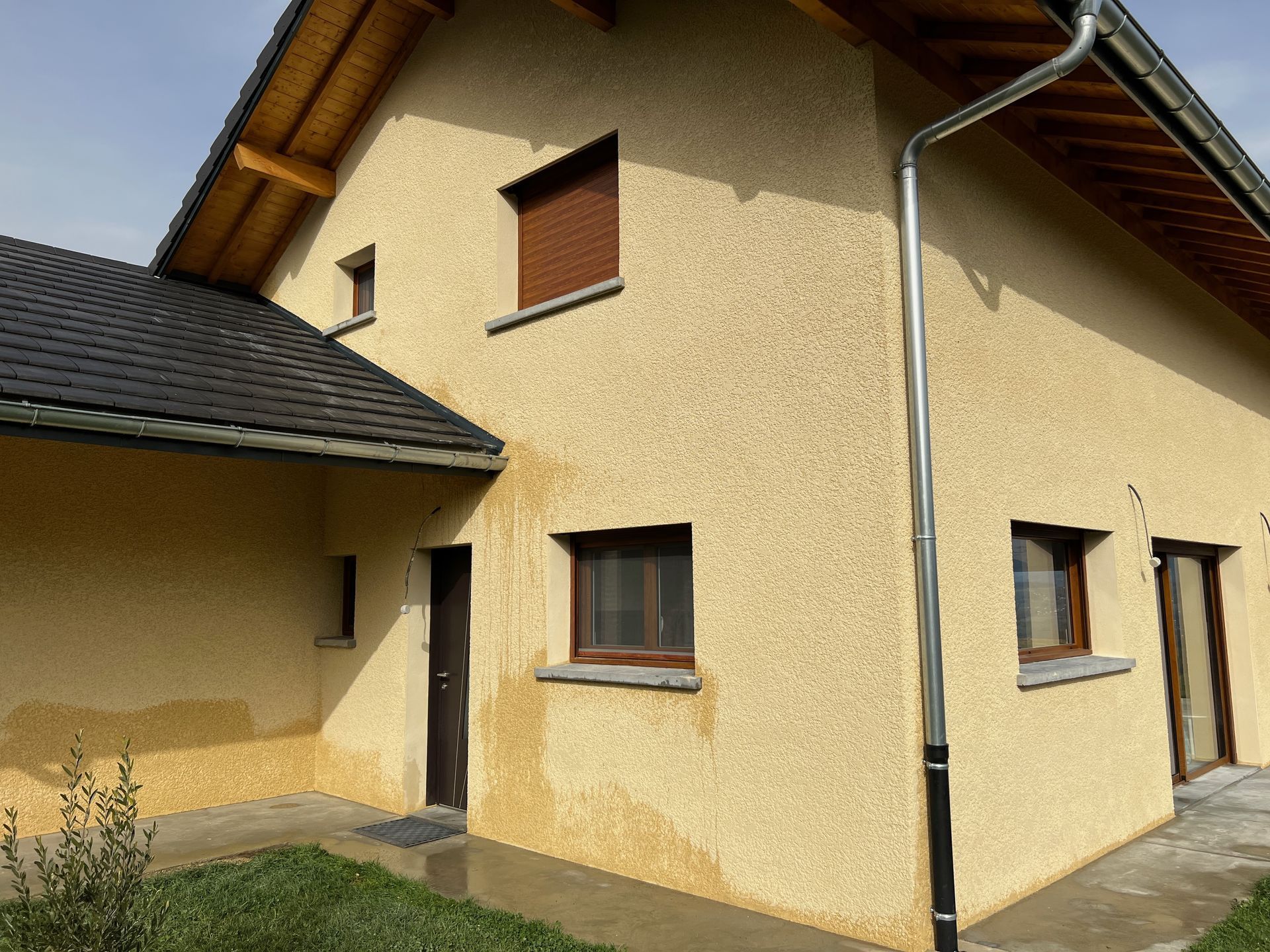 Réalisation finition écrasée sur maison neuve 3