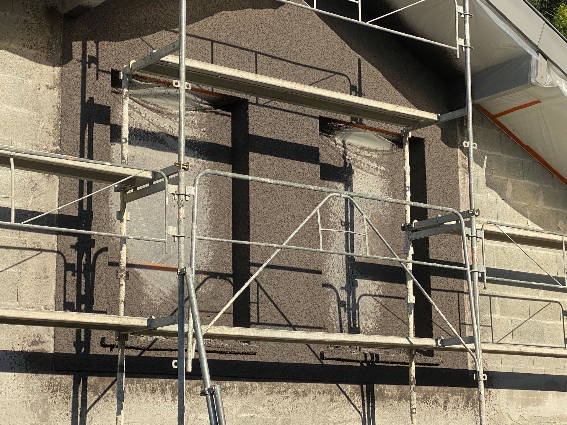 Réalisation neuf finition écrasée 1