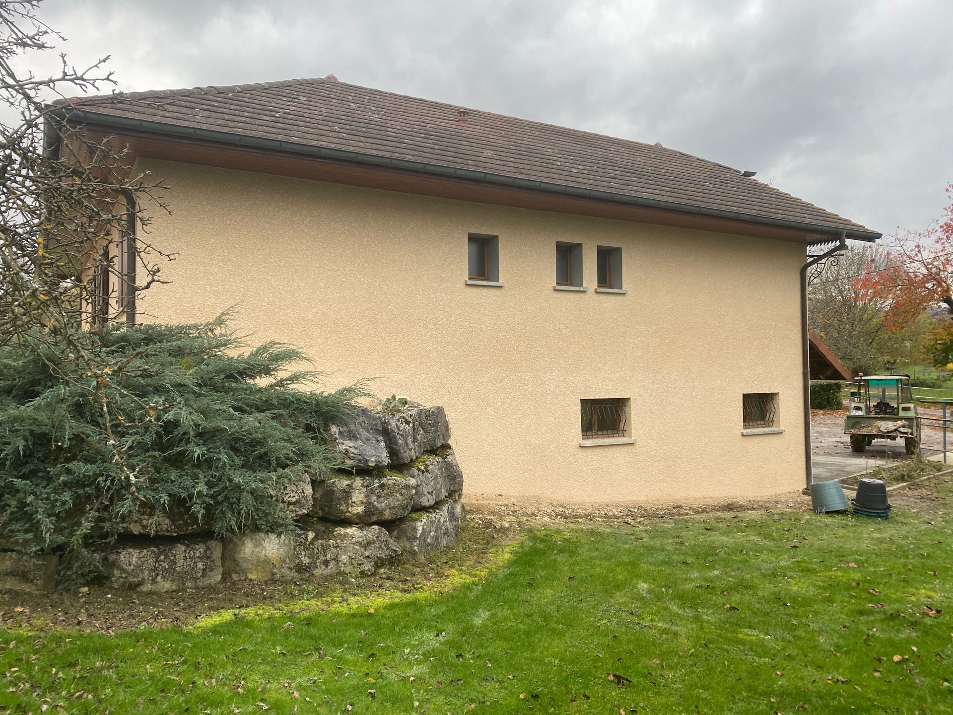 Réalisation rénovation finition écrasée 1