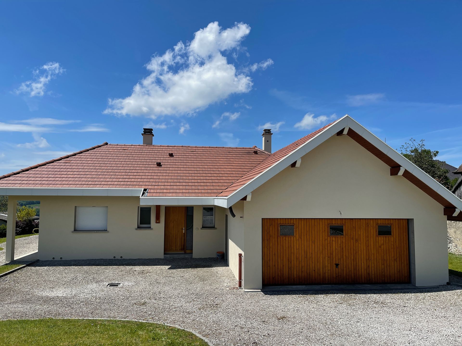 Réalisation enduit grésé taloché sur rénovation 4