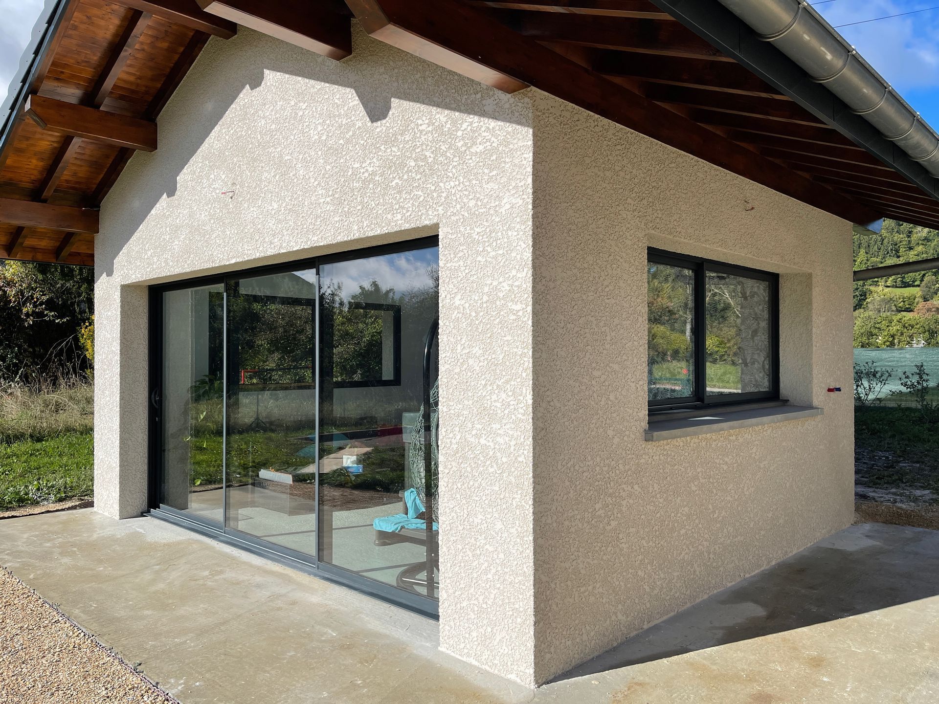 Réalisation finition écrasée sur neuf 1