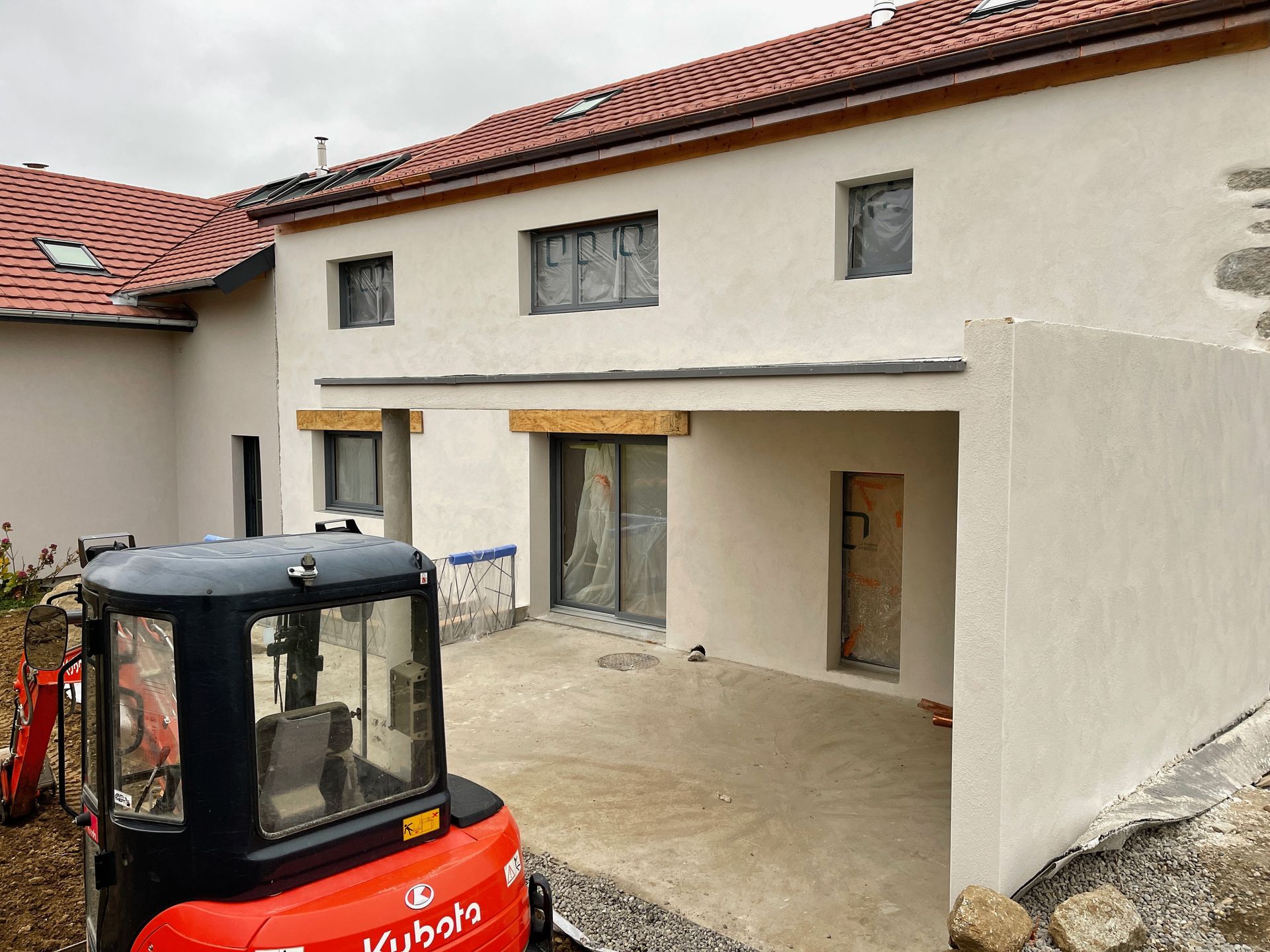 Réalisation rénovation finition talochée 2