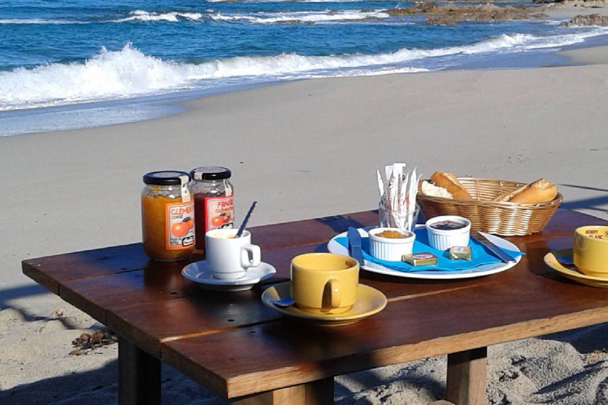 Photo d'un déjeuner sur la plage
