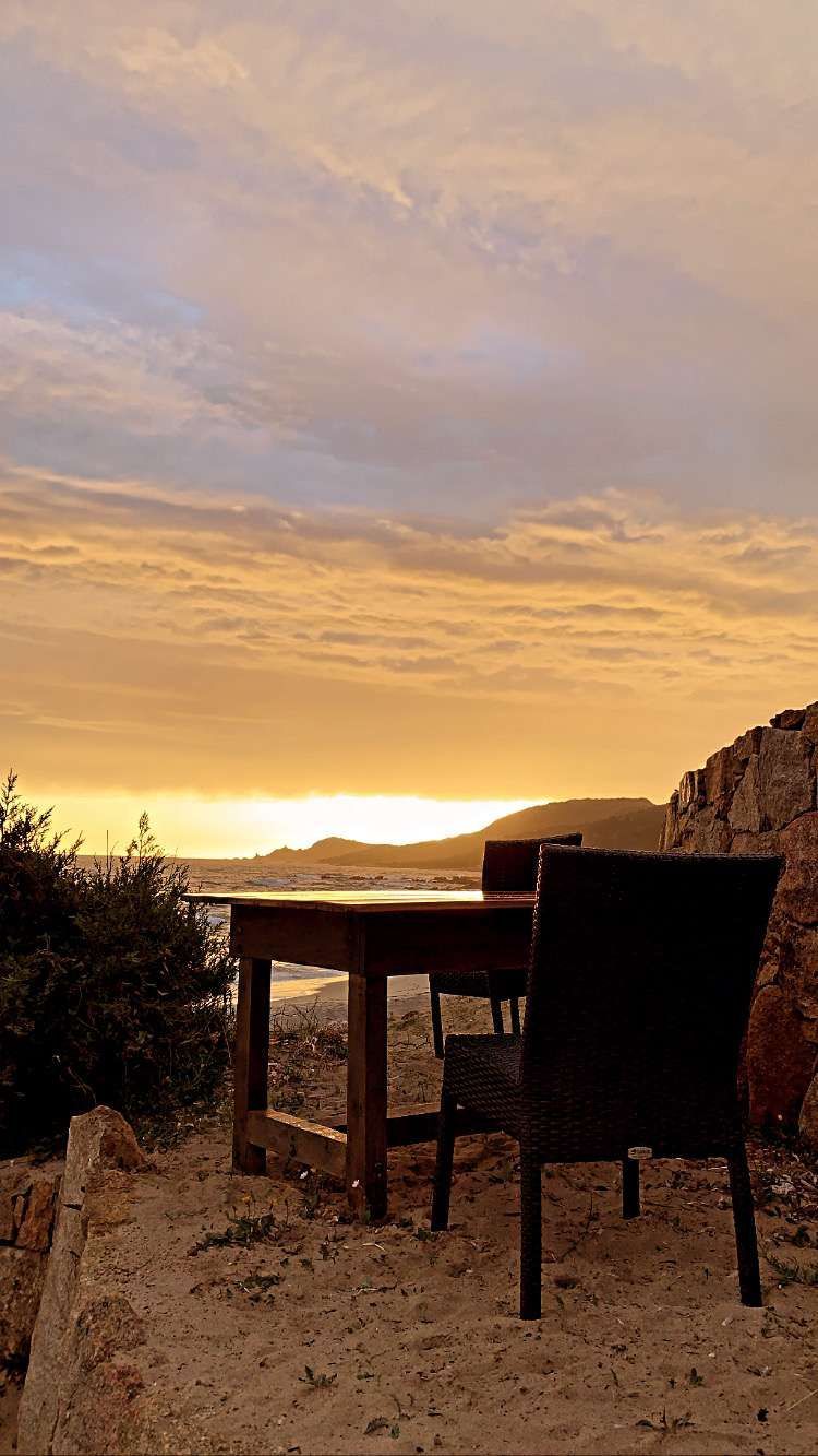 Soleil couchant sur la mer