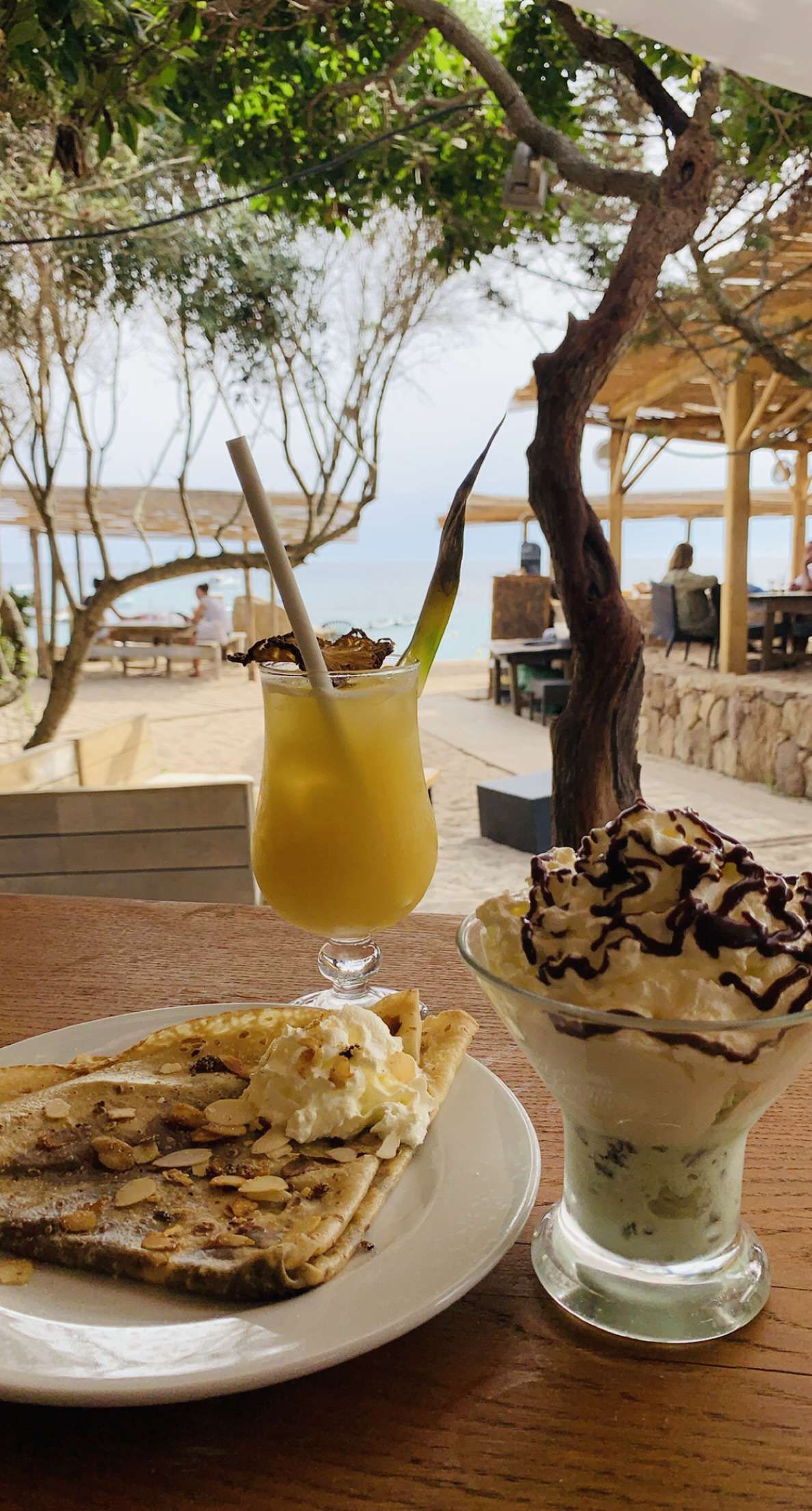 Crêpes et desserts faits maison