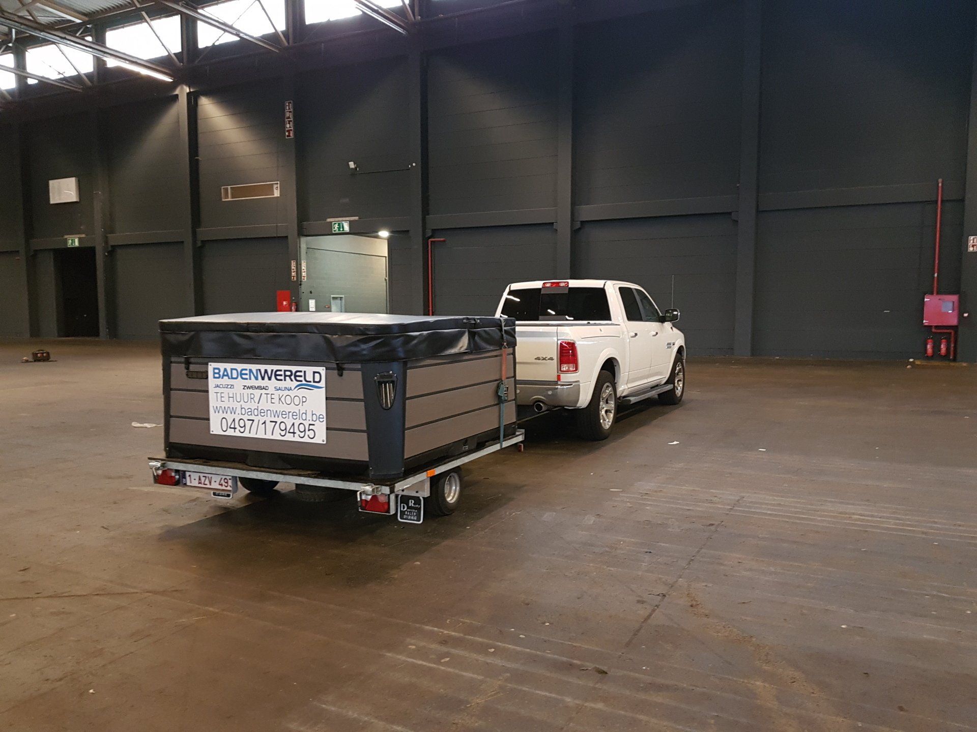 Jacuzzi vervoeren in België