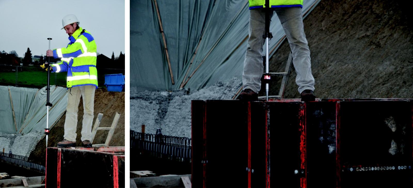 Controle d'un coffrage avec iCON Leica