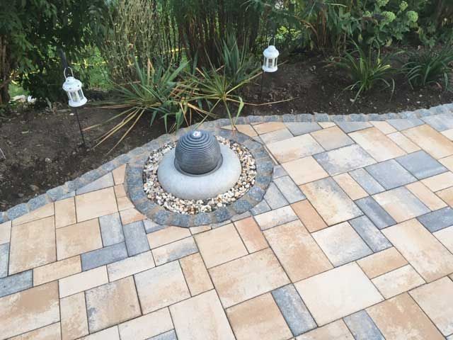 bunte Pflastersteine