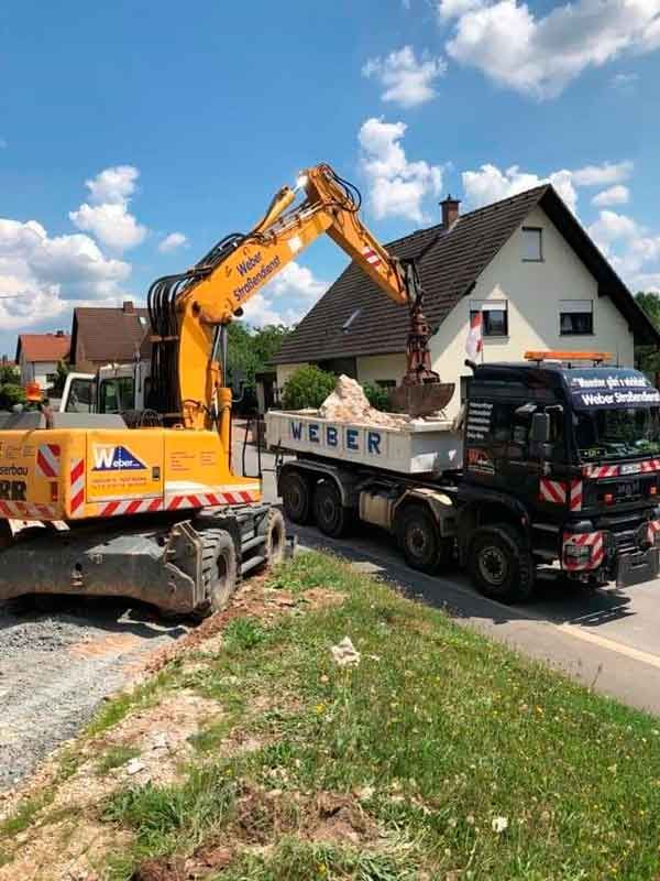 Landschaftsgartenbauarbeiten von Weber Straßenbau