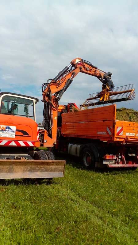 Weber Straßendienst beläd Anhänger