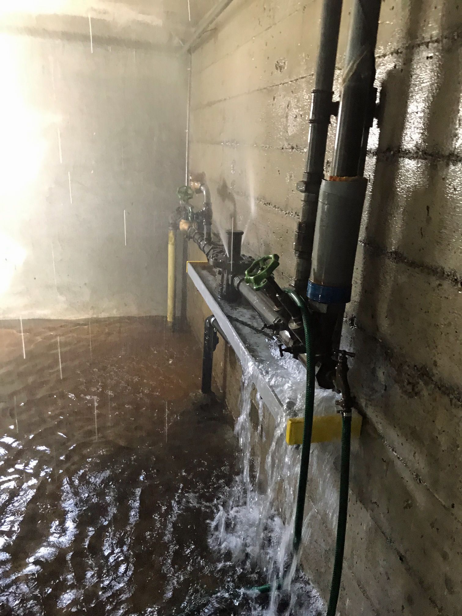 Fuite d'eau dans une cave - BPM Assèchement SA